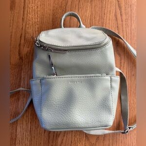 Matt & Nat Backpack - Small Vegan Leather backpack - mint green